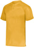 Augusta Sportswear Youth Attain Wicking Two-Button Baseball Jersey (1566), Color 'Gold'